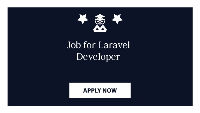 Job for Laravel Developer