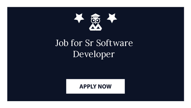 Job for Sr Software Developer
