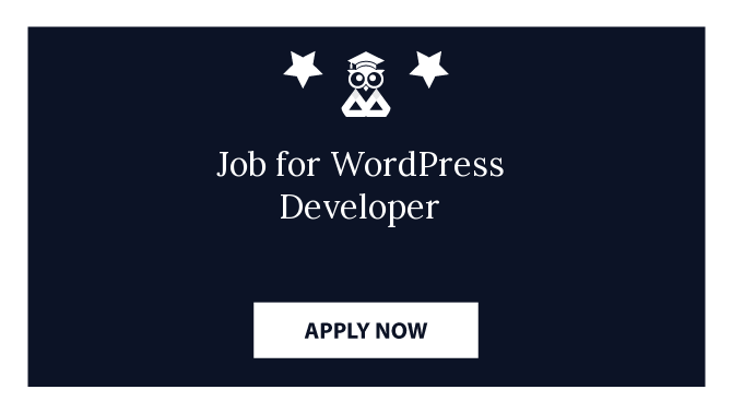 Job for WordPress Developer