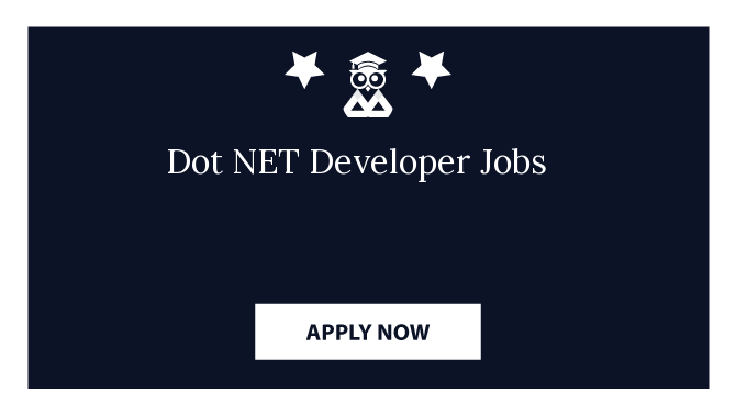 Dot NET Developer Jobs 