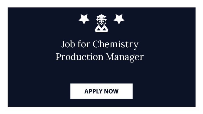 Job for Chemistry Production Manager
