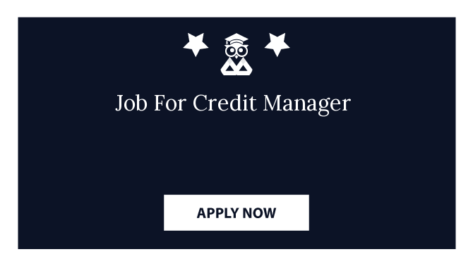 Job For Credit Manager