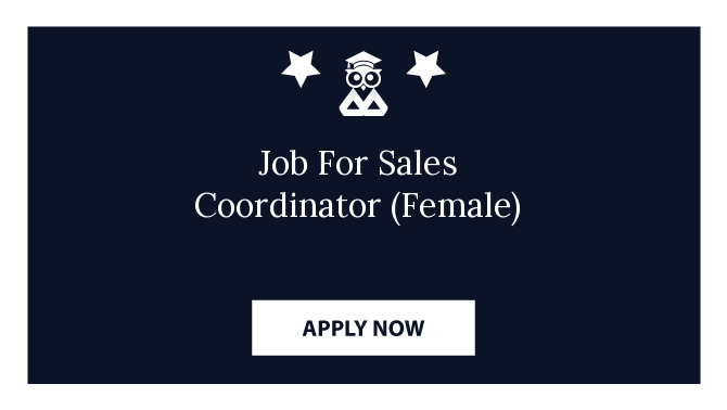 Job For Sales Coordinator (Female)