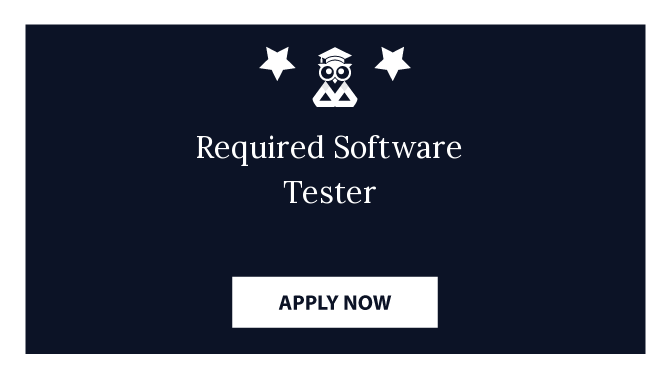 Required Software Tester