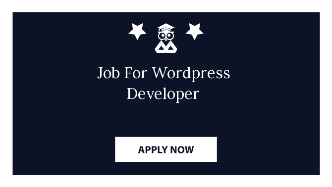 Job For Wordpress Developer