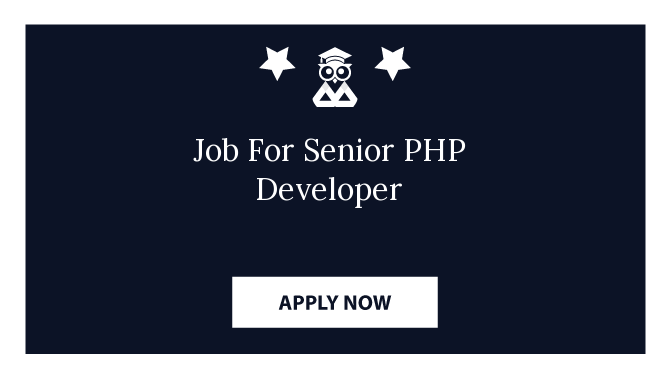 Job For Senior PHP Developer