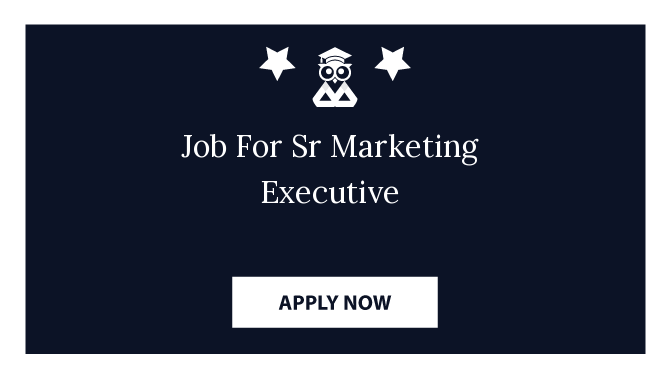Job For Sr Marketing Executive