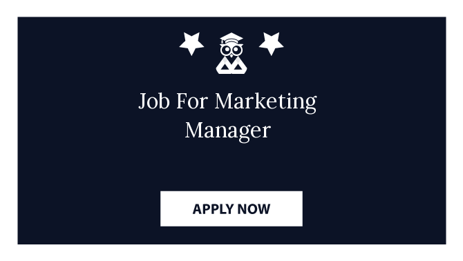 Job For Marketing Manager