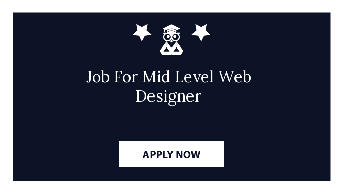 Job For Mid Level Web Designer