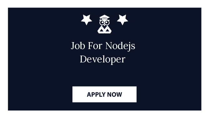 Job For Nodejs Developer