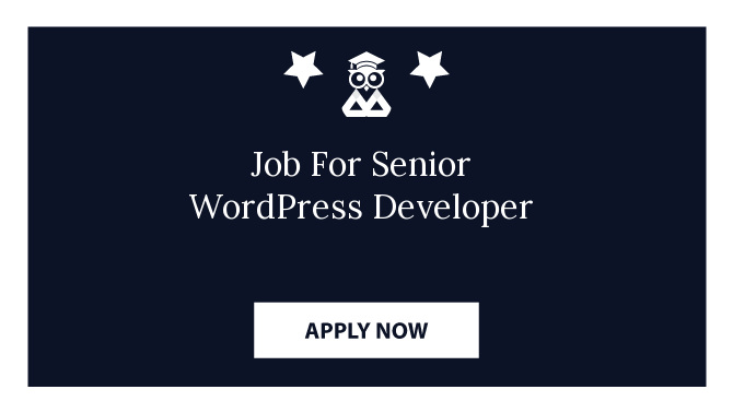 Job For Senior WordPress Developer