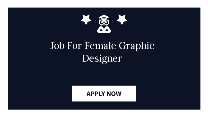 Job For Female Graphic Designer