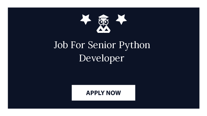 Job For Senior Python Developer