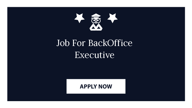 Job For BackOffice Executive