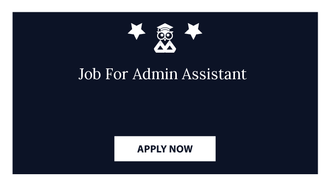 Job For Admin Assistant