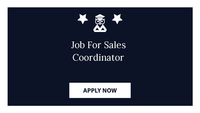 Job For Sales Coordinator