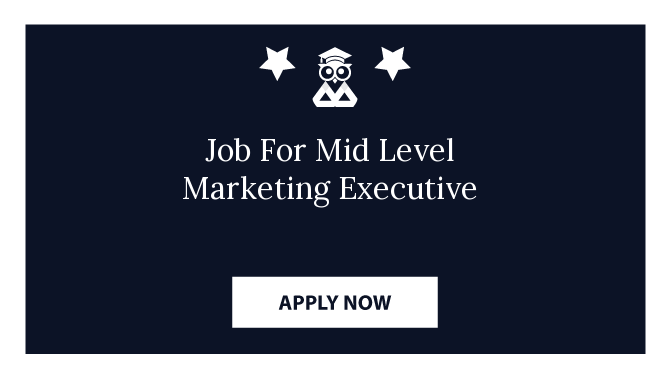 Job For Mid Level Marketing Executive