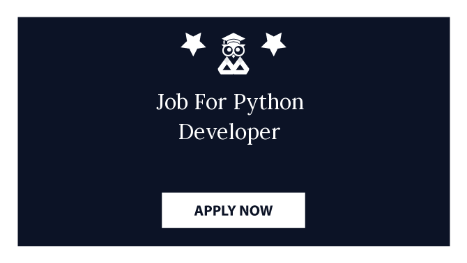 Job For Python Developer