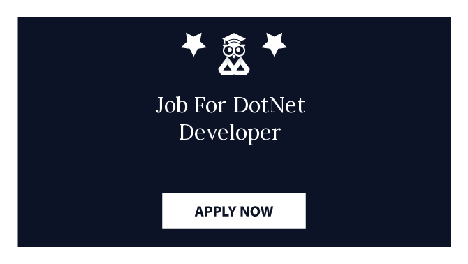 Job For DotNet Developer