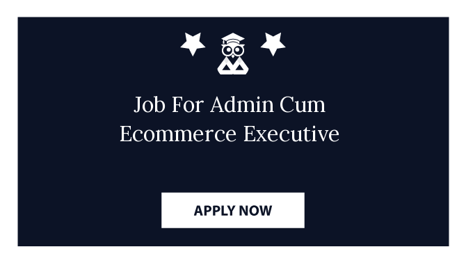 Job For Admin Cum Ecommerce Executive