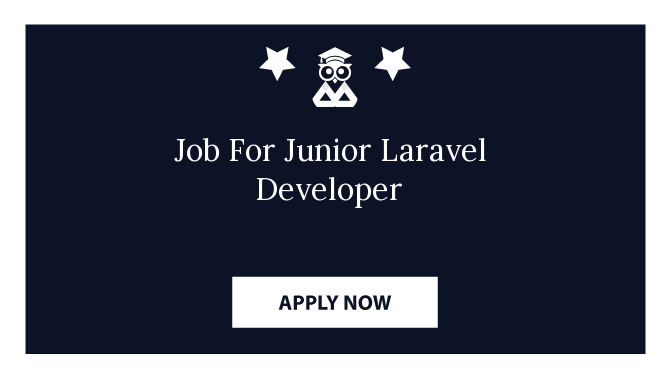 Job For Junior Laravel Developer