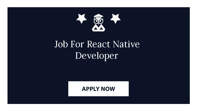 Job For React Native Developer