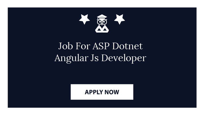 Job For ASP Dotnet Angular Js Developer