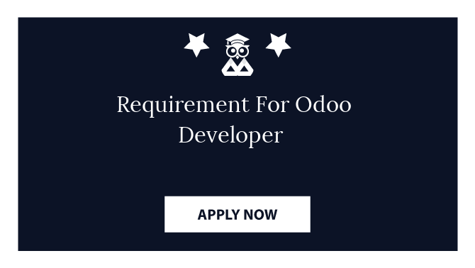 Requirement For Odoo Developer 