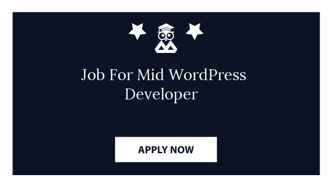 Job For Mid WordPress Developer 