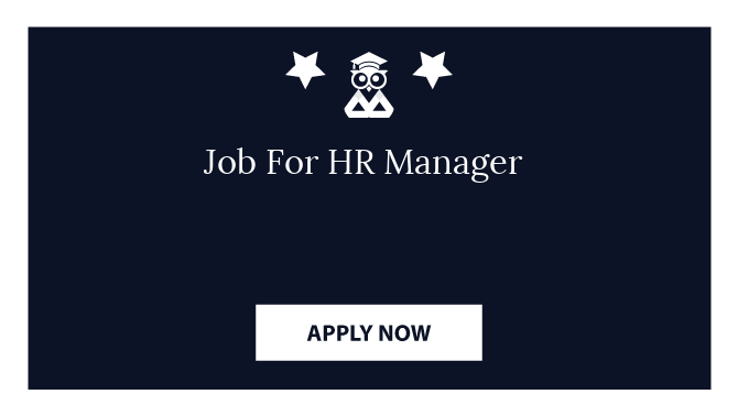 Job For HR Manager