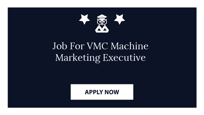 Job For VMC Machine Marketing Executive