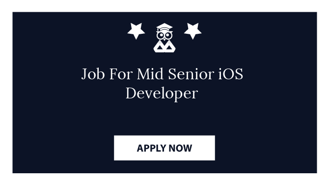 Job For Mid Senior iOS Developer