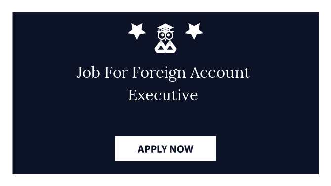 Job For Foreign Account Executive