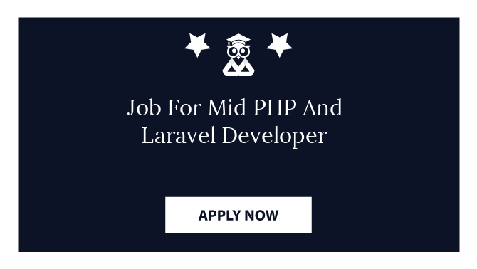 Job For Mid PHP And Laravel Developer