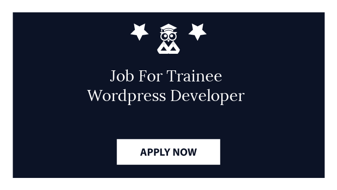 Job For Trainee Wordpress Developer