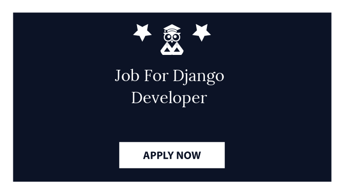 Job For Django Developer