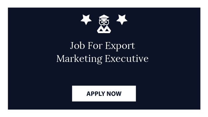 Job For Export Marketing Executive