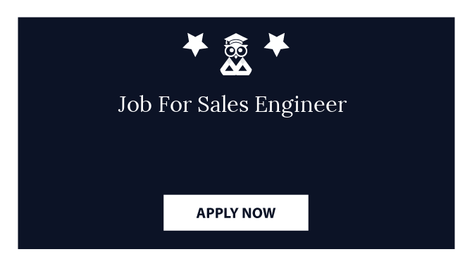 Job For Sales Engineer