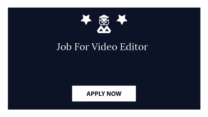 Job For Video Editor