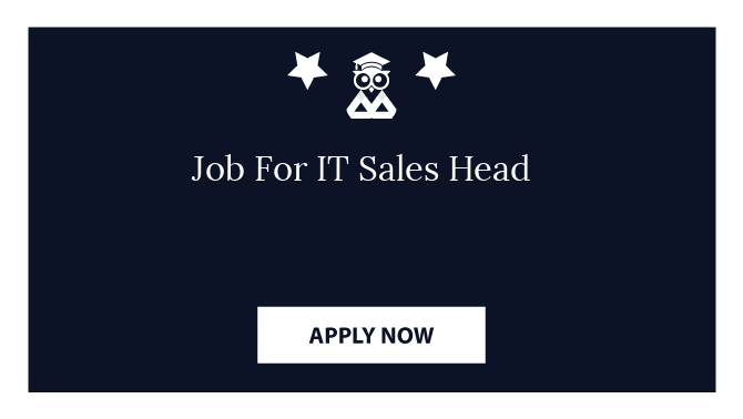 Job For IT Sales Head 