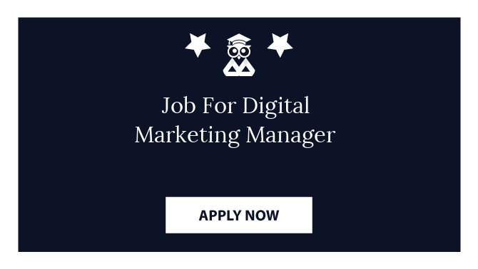 Job For Digital Marketing Manager