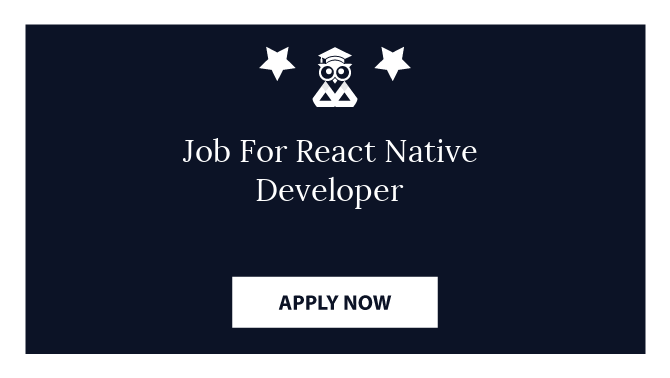 Job For React Native Developer