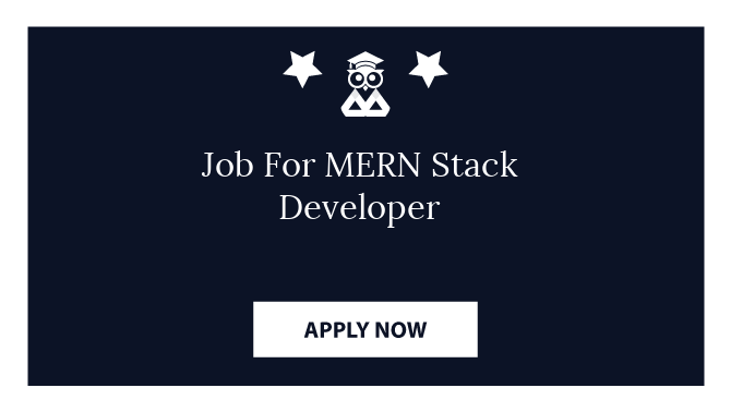 Job For MERN Stack Developer