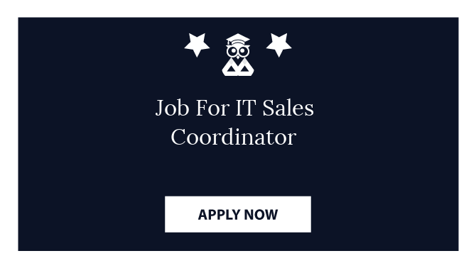Job For IT Sales Coordinator