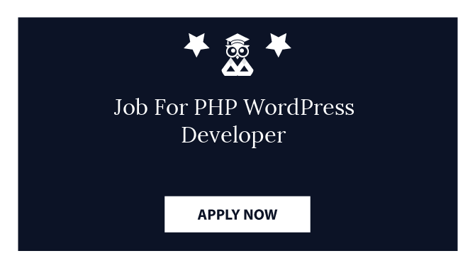 Job For PHP WordPress Developer