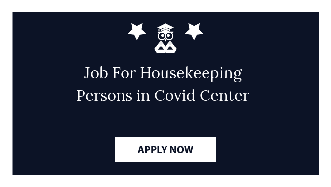 Job For Housekeeping Persons in Covid Center