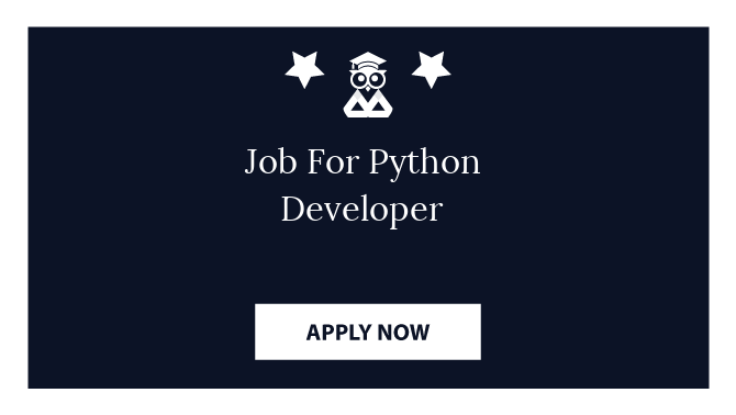 Job For Python Developer