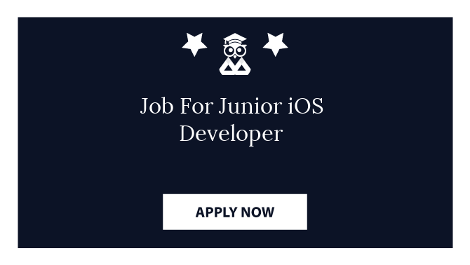 Job For Junior iOS Developer
