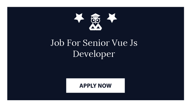 Job For Senior Vue Js Developer