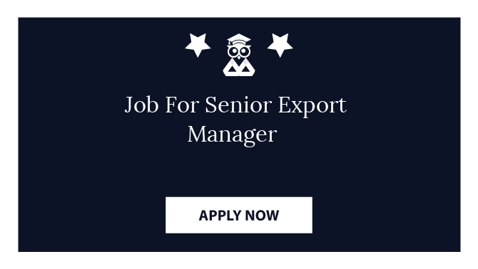 Job For Senior Export Manager 